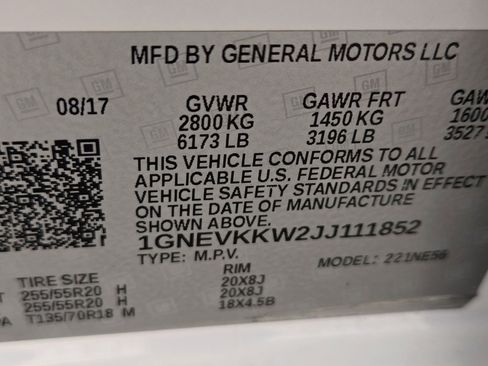 Used 2018 Chevrolet Traverse High Country image 34