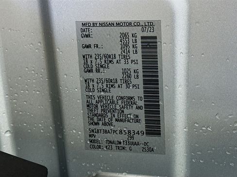 Used 2023 Nissan Rogue SV w/ SV Premium B Package image 12