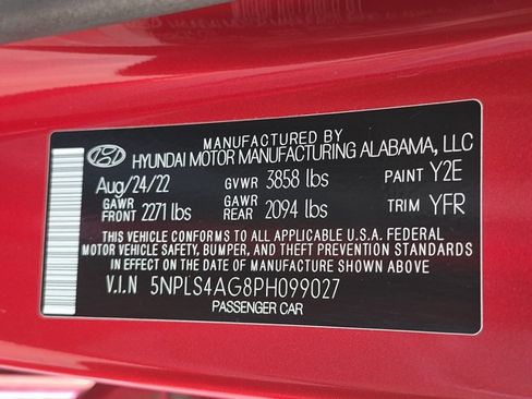Used 2023 Hyundai Elantra SEL w/ Convenience Package FWD image 14