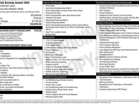 New 2026 Buick Envista Avenir image 3