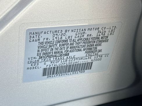 Used 2020 Nissan Kicks SR w/ SR Premium Package FWD image 40