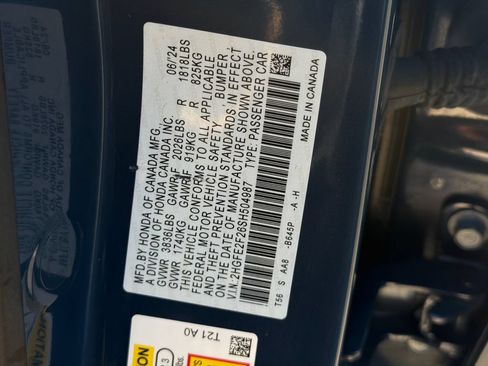 Certified 2025 Honda Civic LX image 32