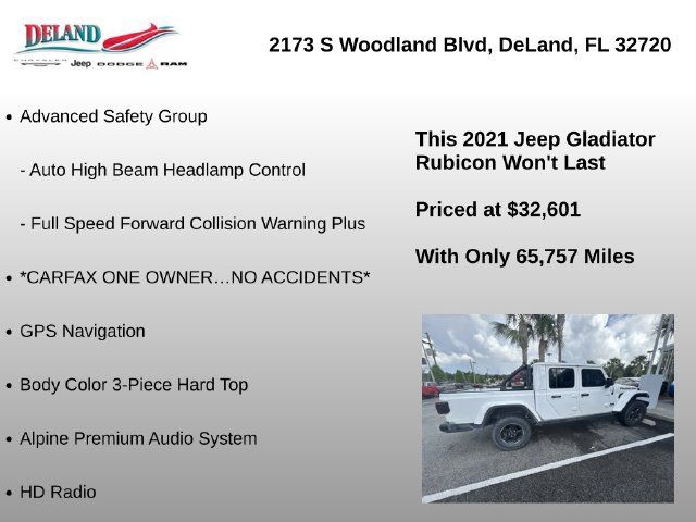 Used 2021 Jeep Gladiator Rubicon AWD/4WD image 5