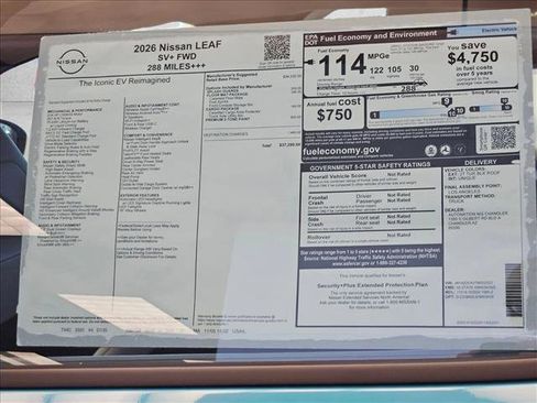 New 2026 Nissan Leaf SV+ image 15
