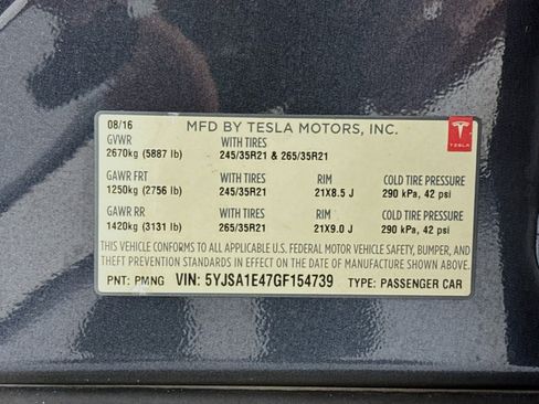 Used 2016 Tesla Model S P90D image 24