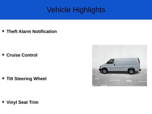 New 2025 Chevrolet Express 2500 w/ Driver Convenience Package image 3