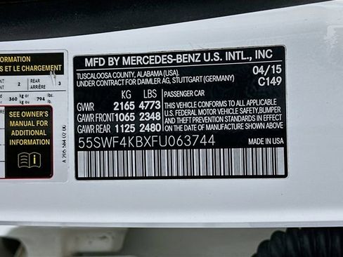 Used 2015 Mercedes-Benz C 300 4MATIC Sedan image 34