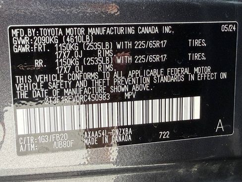 Used 2024 Toyota RAV4 LE AWD/4WD image 44