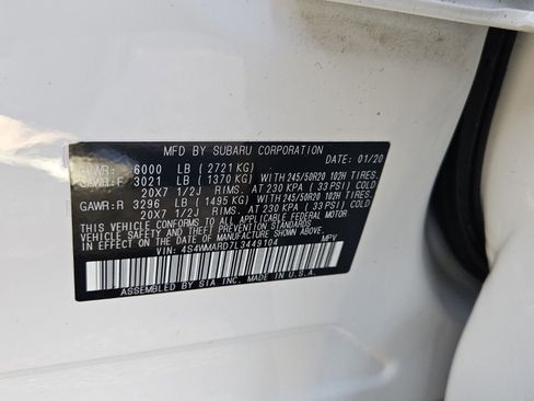 Used 2020 Subaru Ascent Touring w/ Popular Package #2A image 16