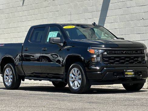 Certified 2024 Chevrolet Silverado 1500 Custom w/ LPO, Dark Essentials Package AWD/4WD image 2