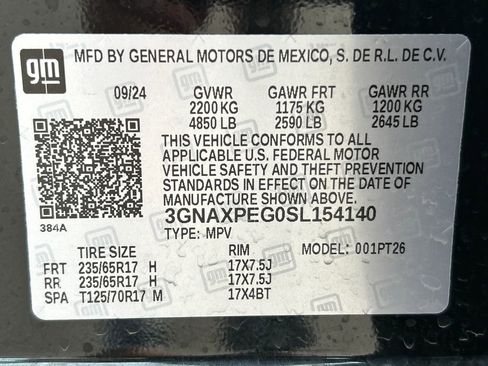 Used 2025 Chevrolet Equinox LT w/ Convenience Package II image 34