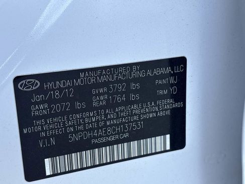 Used 2012 Hyundai Elantra Limited w/ Technology Pkg 5 image 29