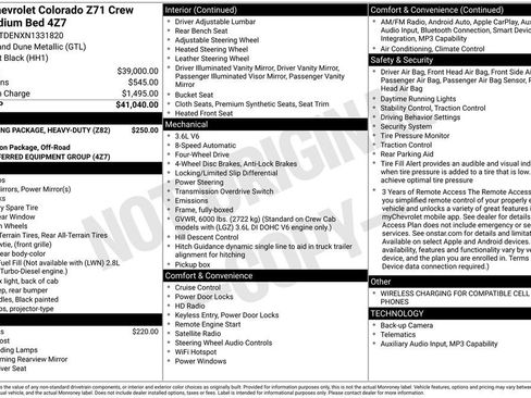 Certified 2022 Chevrolet Colorado Z71 image 11