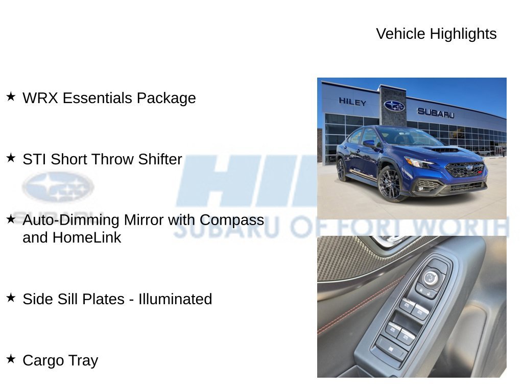 New 2026 Subaru WRX Premium AWD/4WD image 5