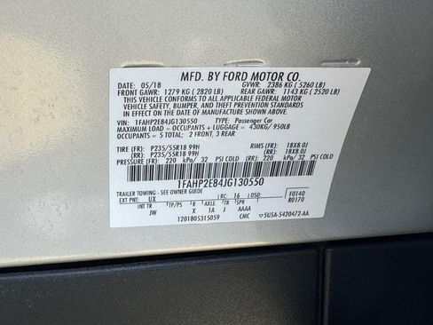 Used 2018 Ford Taurus SEL w/ Equipment Group 201A FWD image 27