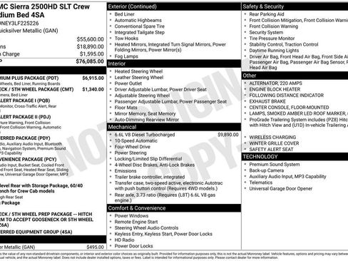 Used 2020 GMC Sierra 2500 SLT w/ SLT Premium Plus Package image 4