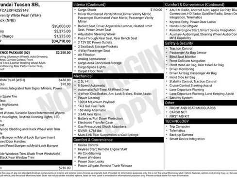Used 2023 Hyundai Tucson SEL w/ Convenience Package AWD/4WD image 10