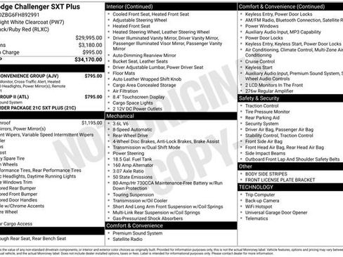 Used 2015 Dodge Challenger SXT Plus w/ Sound Group II image 15