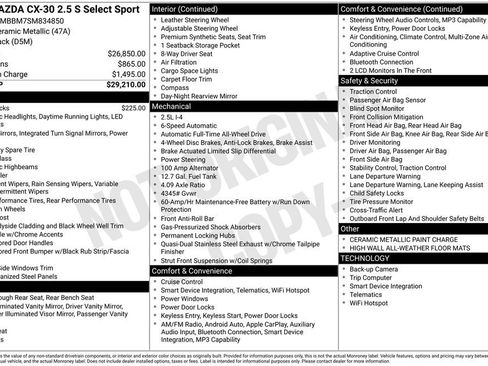 Used 2025 MAZDA CX-30 AWD 2.5 S w/ Select Sport Pkg image 39