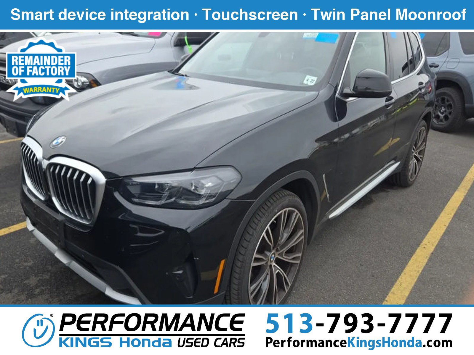 Used 2022 BMW X3 xDrive30i w/ Premium Package 2 AWD/4WD image 1