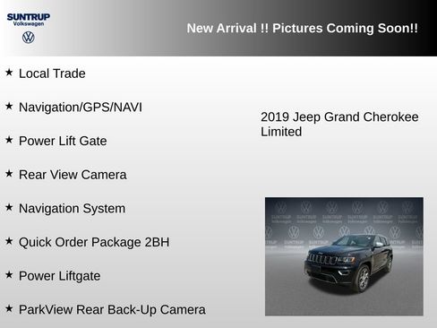Used 2019 Jeep Grand Cherokee Limited AWD/4WD image 6