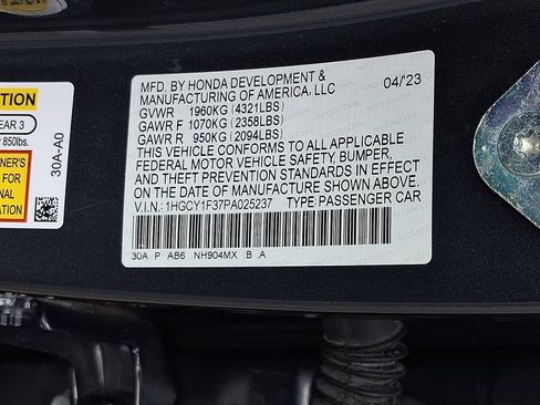 Used 2023 Honda Accord EX image 28