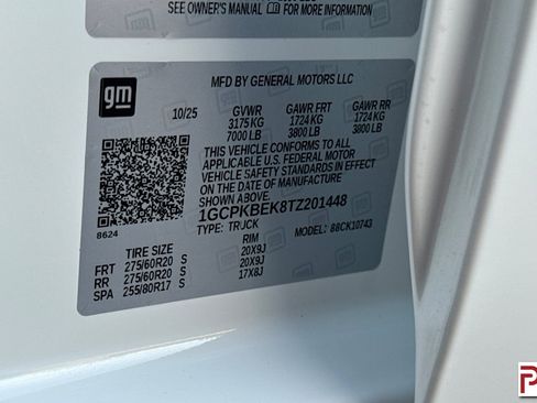 Certified 2026 Chevrolet Silverado 1500 Custom w/ Turbomax Blackout Package image 33