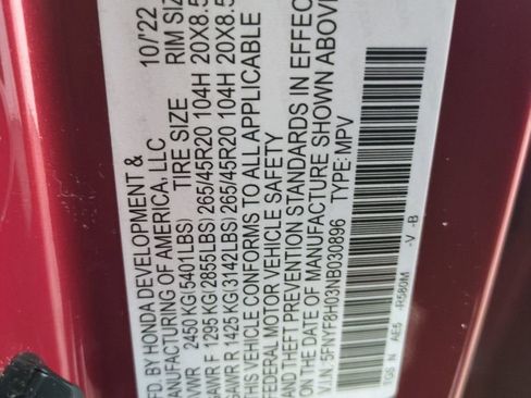 Certified 2022 Honda Passport Elite image 34