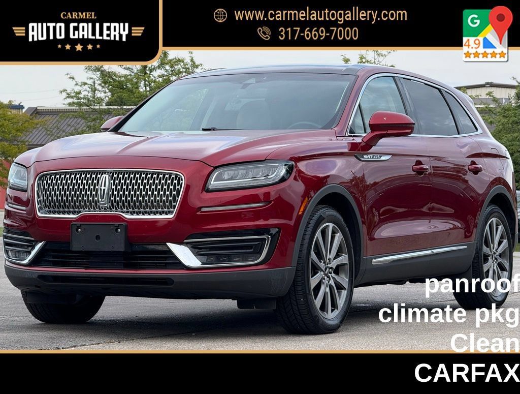 Used 2019 Lincoln Nautilus Select FWD image 1