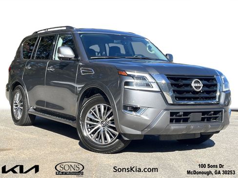 Used 2023 Nissan Armada SL w/ Captain's Chairs Package image 1