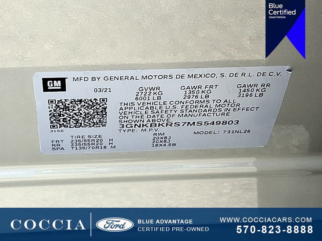 Used 2021 Chevrolet Blazer RS AWD/4WD image 26