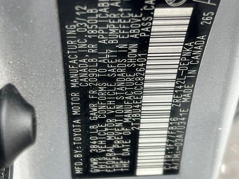 Used 2012 Toyota Corolla LE image 22