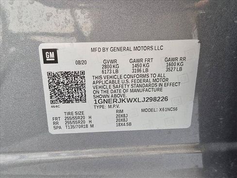 Used 2020 Chevrolet Traverse RS w/ LPO, Floor Liner Package FWD image 27