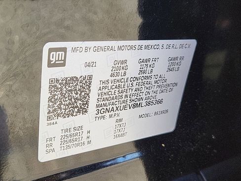 Used 2021 Chevrolet Equinox LT image 34