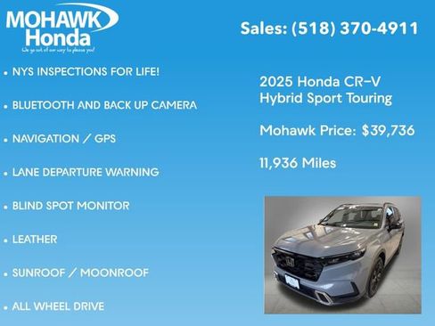 Certified 2025 Honda CR-V Sport Touring image 8