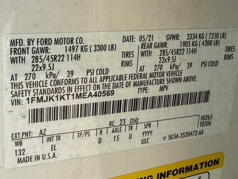 Used 2021 Ford Expedition Max Limited RWD image 52