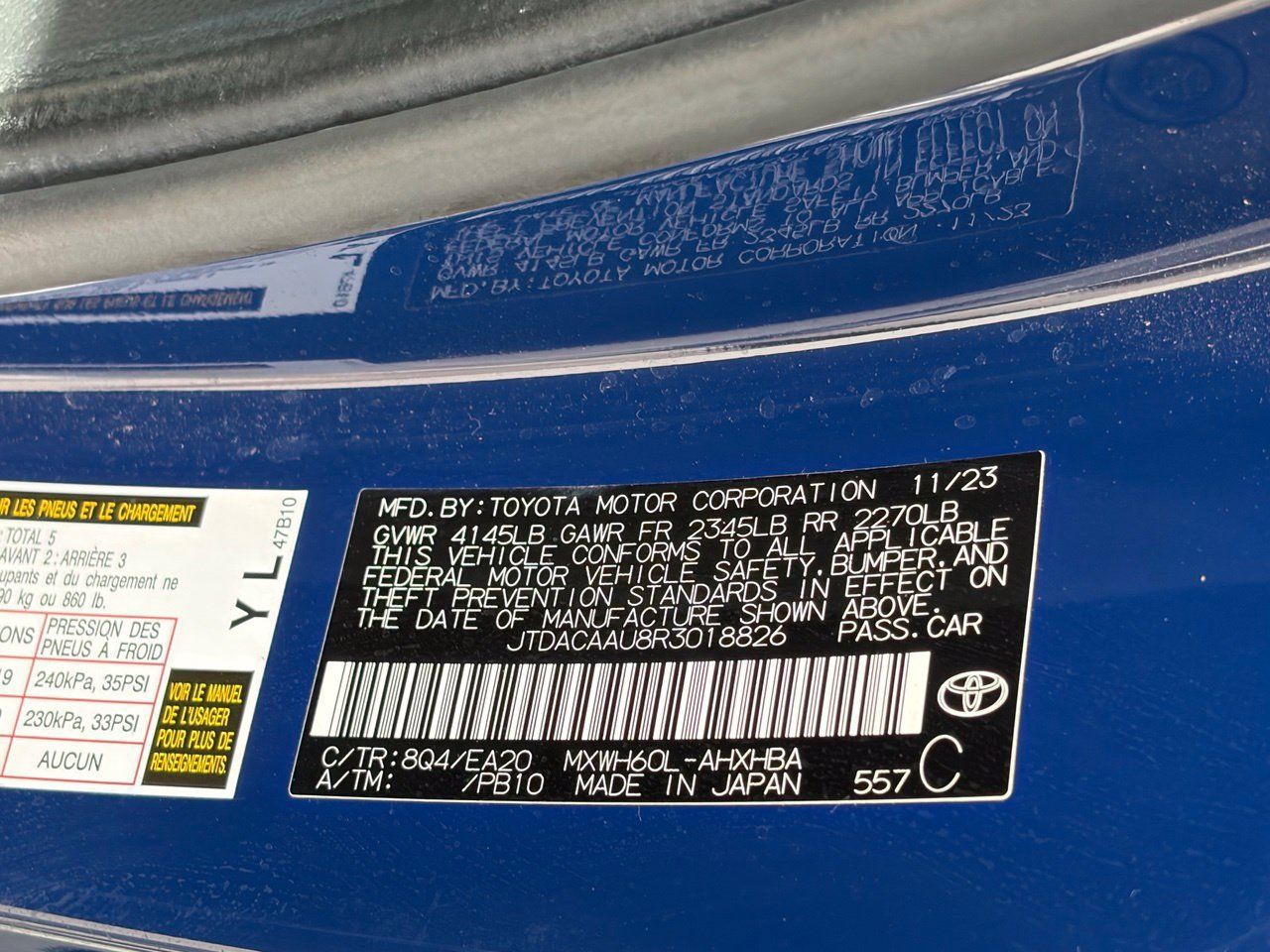 Used 2024 Toyota Prius Limited FWD image 14
