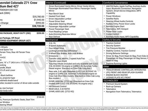 Used 2017 Chevrolet Colorado Z71 image 3