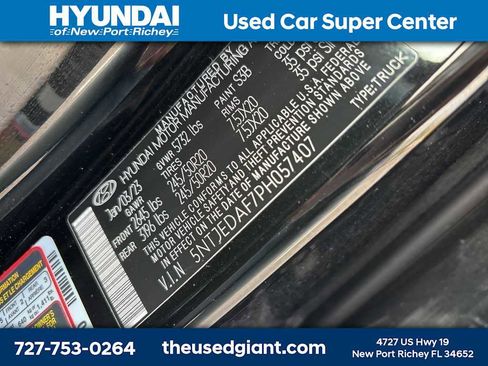 Used 2023 Hyundai Santa Cruz Limited image 15