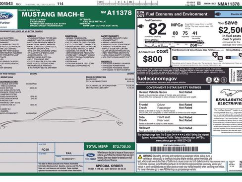 Used 2022 Ford Mustang Mach-E GT w/ GT Performance Edition AWD/4WD image 5