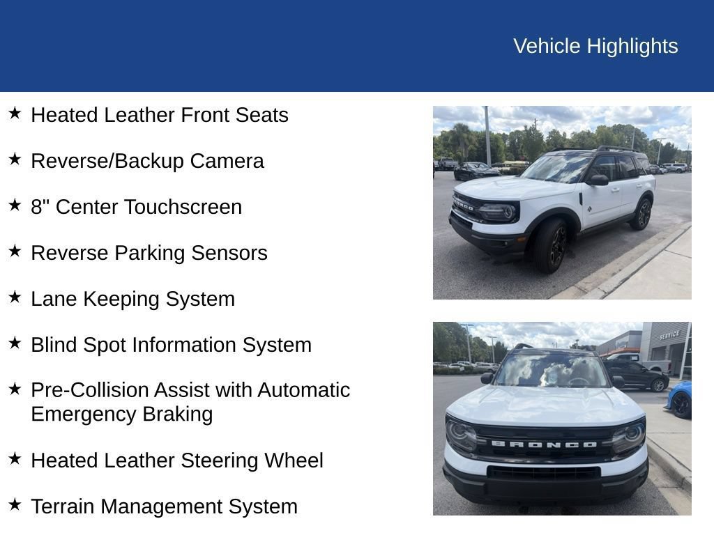 Used 2022 Ford Bronco Sport Outer Banks AWD/4WD image 37