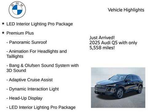Used 2025 Audi Q5 Premium Plus w/ Premium Plus AWD/4WD image 9