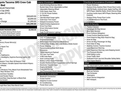 New 2026 Toyota Tacoma SR5 w/ SR5 Upgrade Package