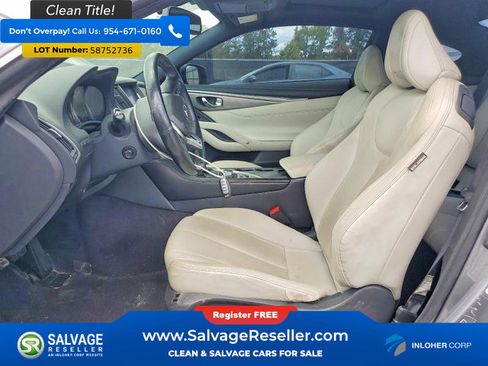 Used 2017 INFINITI Q60 3.0t w/ Premium Plus Package 3.0T RWD image 9