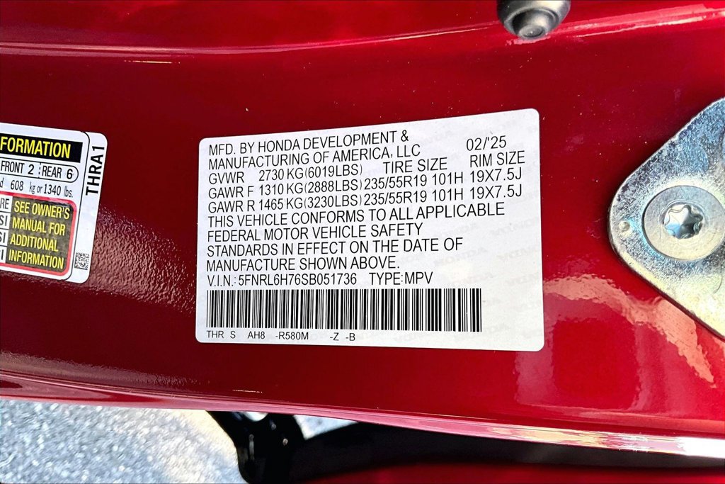 Used 2025 Honda Odyssey Sport-L image 16