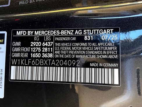 New 2026 Mercedes-Benz E 53 AMG e 4MATIC Sedan image 13