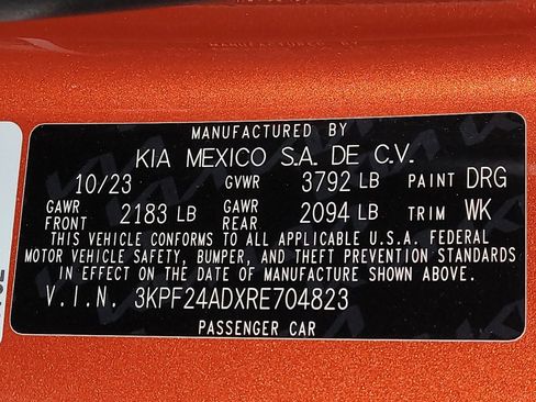 Used 2024 Kia Forte LXS FWD image 33