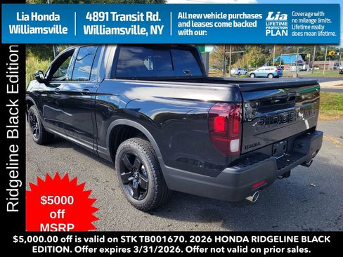 New 2026 Honda Ridgeline Black Edition image 7