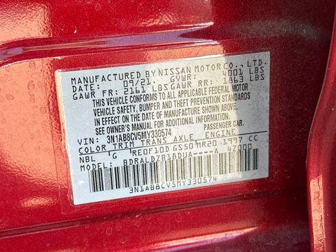 Used 2021 Nissan Sentra SV FWD image 28