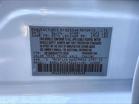 New 2026 Nissan Sentra SR w/ Floor Mat Package FWD image 14